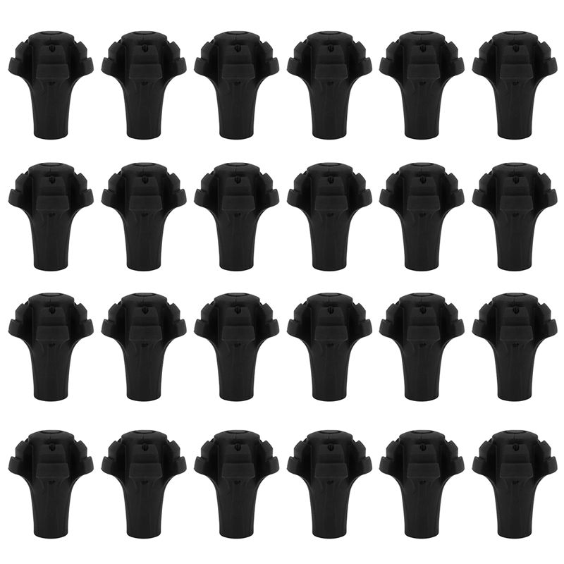 Trekking Pole Rubber Tips Feet Replacement - HOES-6X مجموعة من أربع قطع من