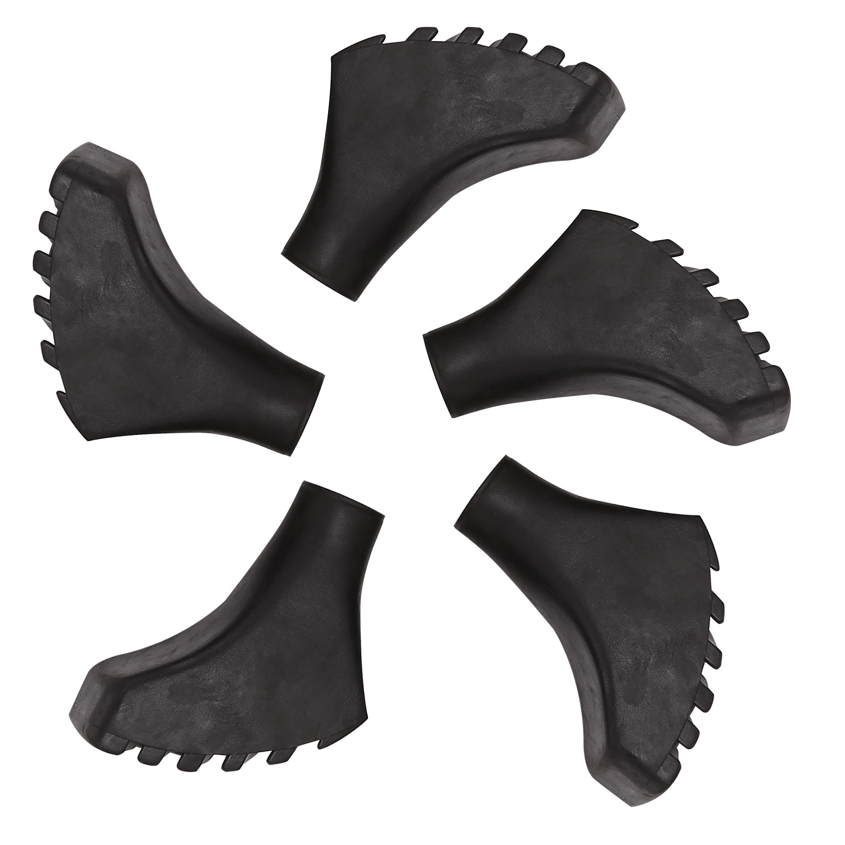 Trekking Pole Rubber Tips Feet Replacement - HOTB72A مجموعة من أربع قطع من