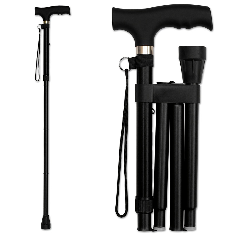 Folding Walking Sticks Hiking Adjustable - عصا مشي قابلة للطي خفيفة الوزن