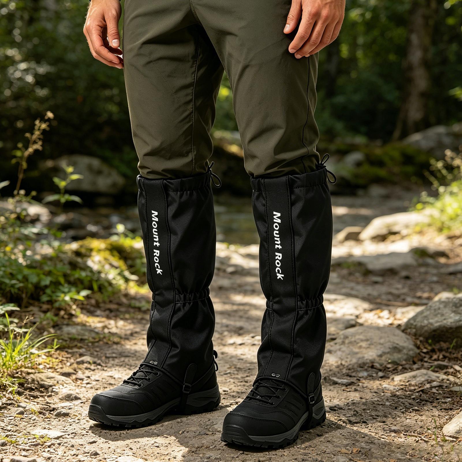 Gaiters Waterproof Breathable Hiking - زوج واحد من واقيات الساق المقاومة