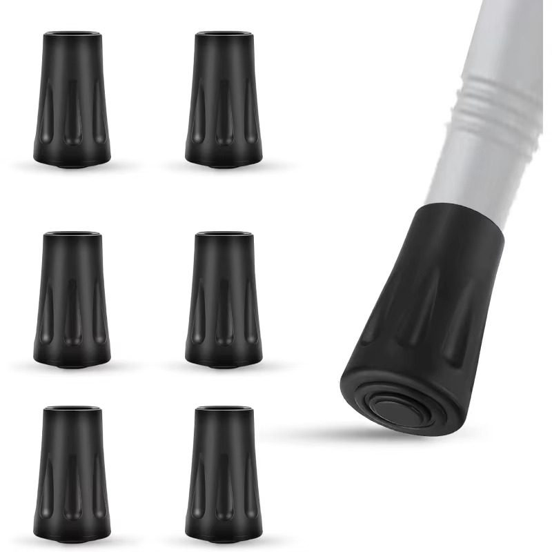 أطراف حماية بديلة لعصي المشي،  - مراجعة Trekking Pole Rubber Tips Feet Replacement وسعره