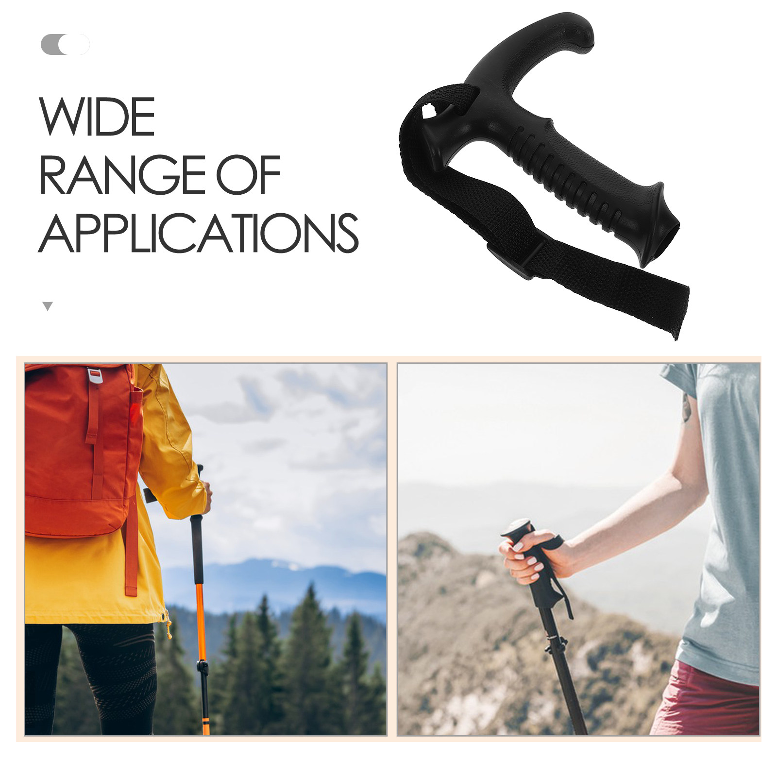 مقبض عصا المشي على شكل حرف T،  - مراجعة Wrist Straps Replacement Trekking Pole وسعره