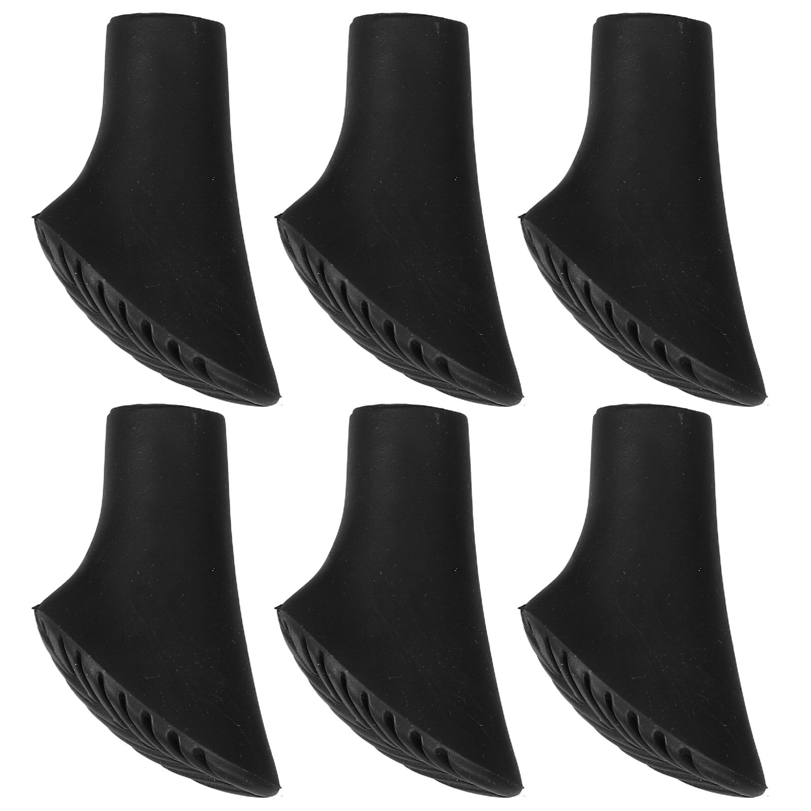 6 قطع من رؤوس عصي المشي المطاط - مراجعة Trekking Pole Rubber Tips Feet Replacement وسعره