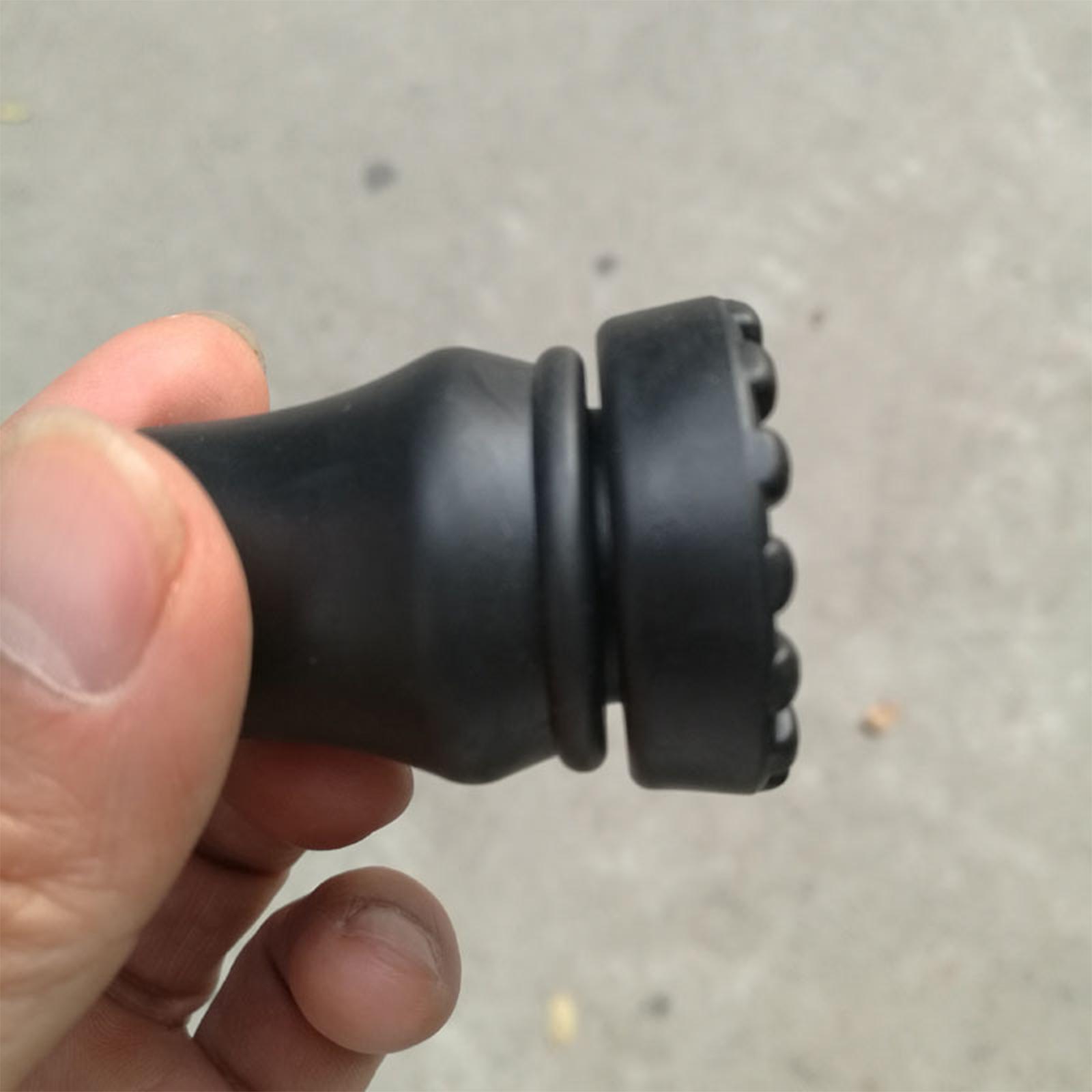 رؤوس عصي المشي البديلة 19 مم،  - مراجعة Trekking Pole Rubber Tips Feet Replacement وسعره