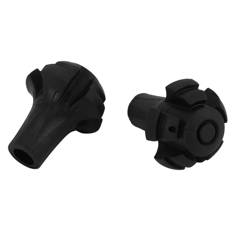 HOES-6X مجموعة من أربع قطع من  - مراجعة Trekking Pole Rubber Tips Feet Replacement وسعره