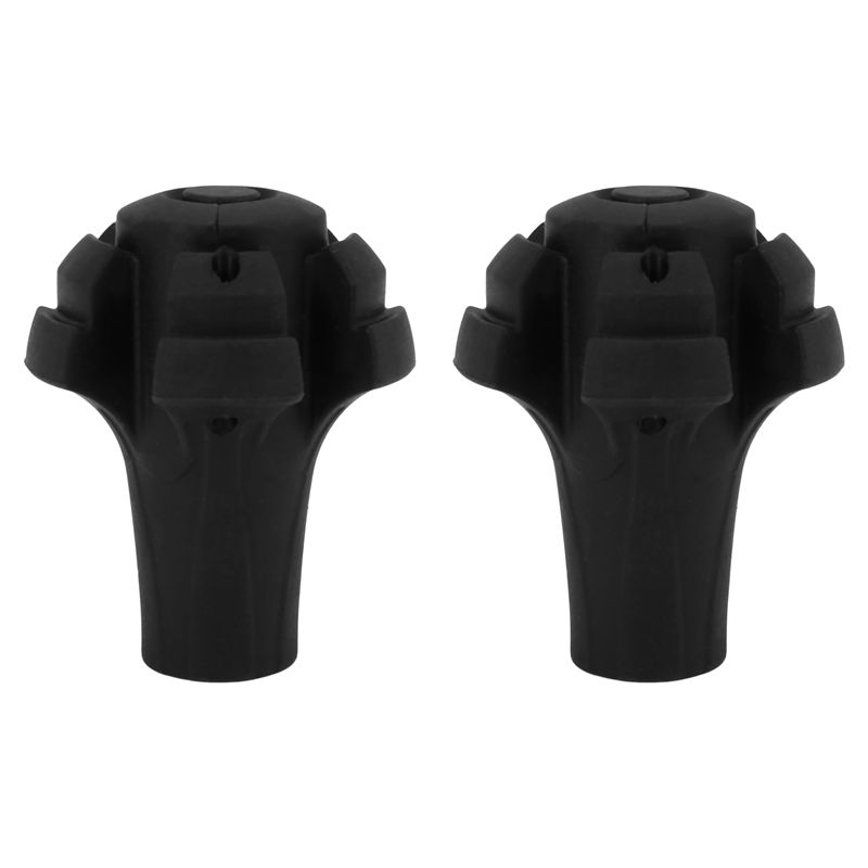 HOES-6X مجموعة من أربع قطع من  - مراجعة Trekking Pole Rubber Tips Feet Replacement وسعره