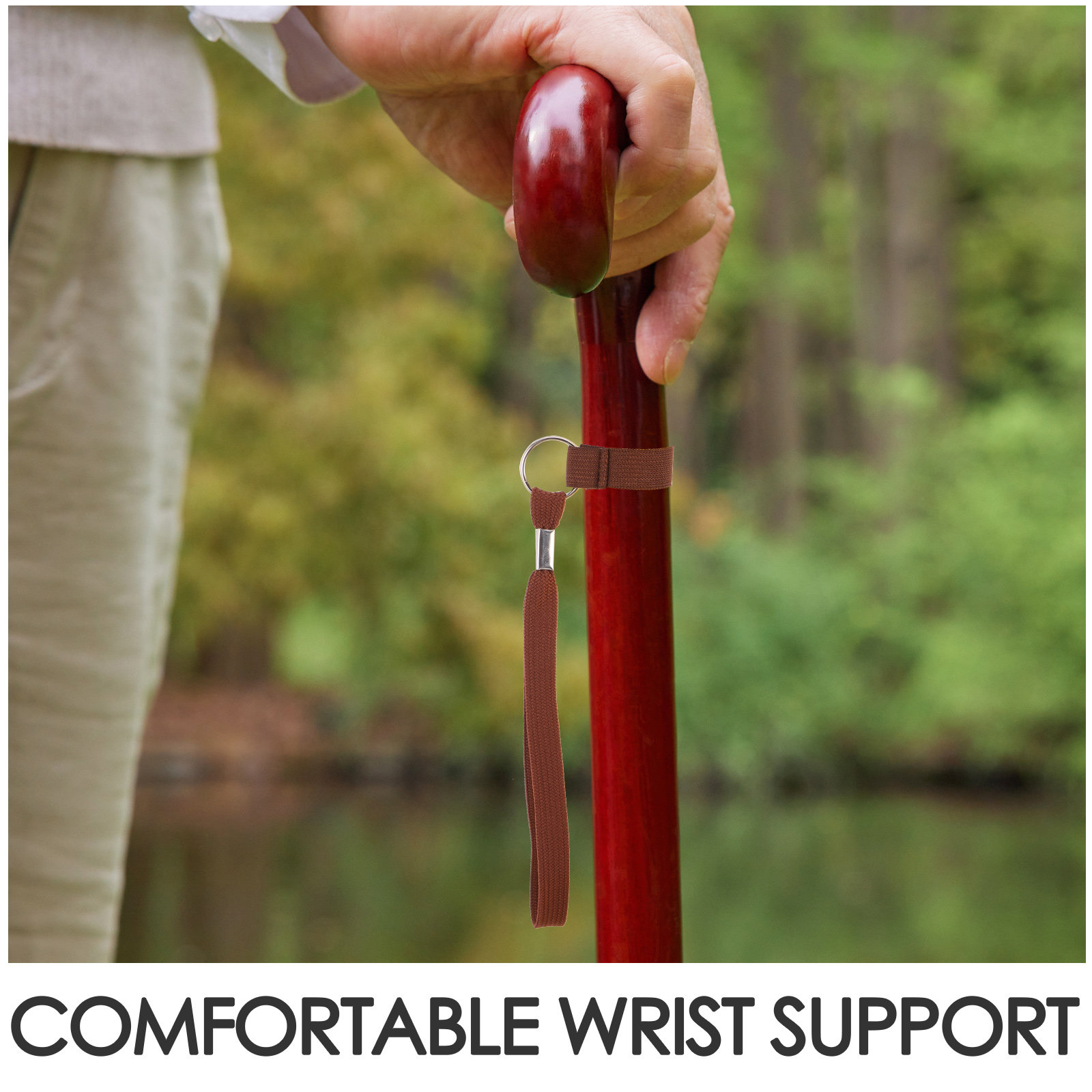 8 قطع من أحزمة المعصم لعصا الم - مراجعة Wrist Straps Replacement Trekking Pole وسعره