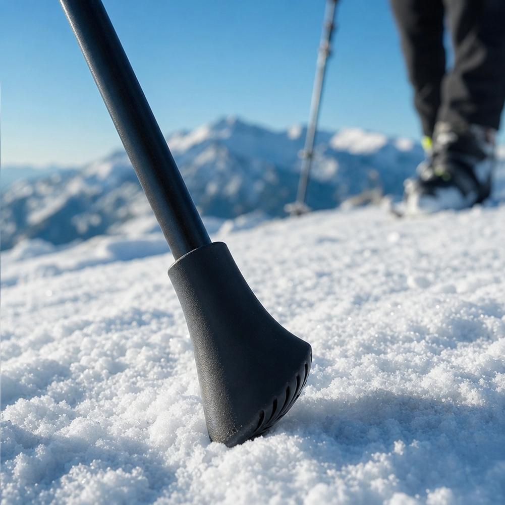 قطعتان من رؤوس العصي البديلة،  - مراجعة Trekking Pole Rubber Tips Feet Replacement وسعره