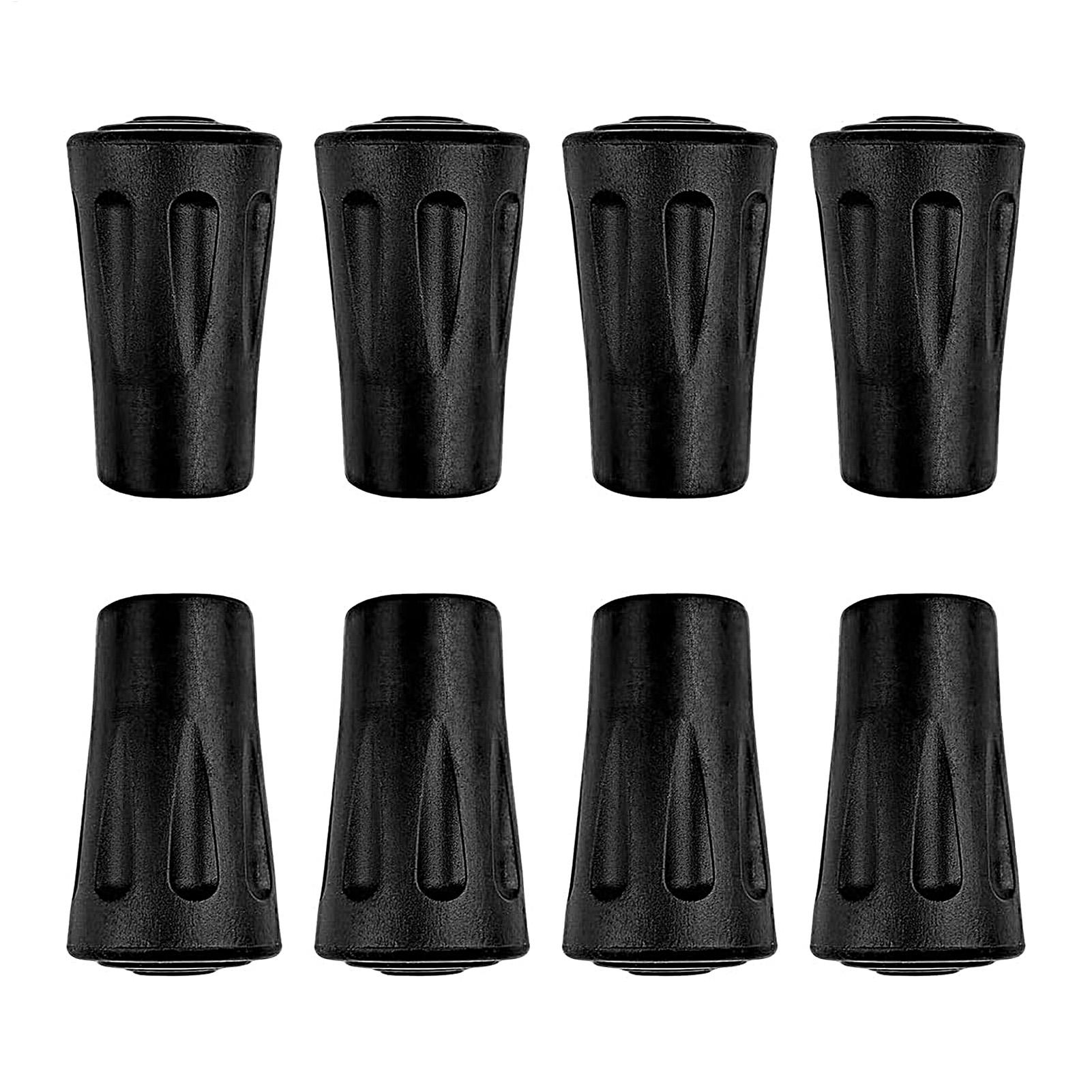 6 قطع من أطراف عصا المشي المطا - مراجعة Trekking Pole Rubber Tips Feet Replacement وسعره