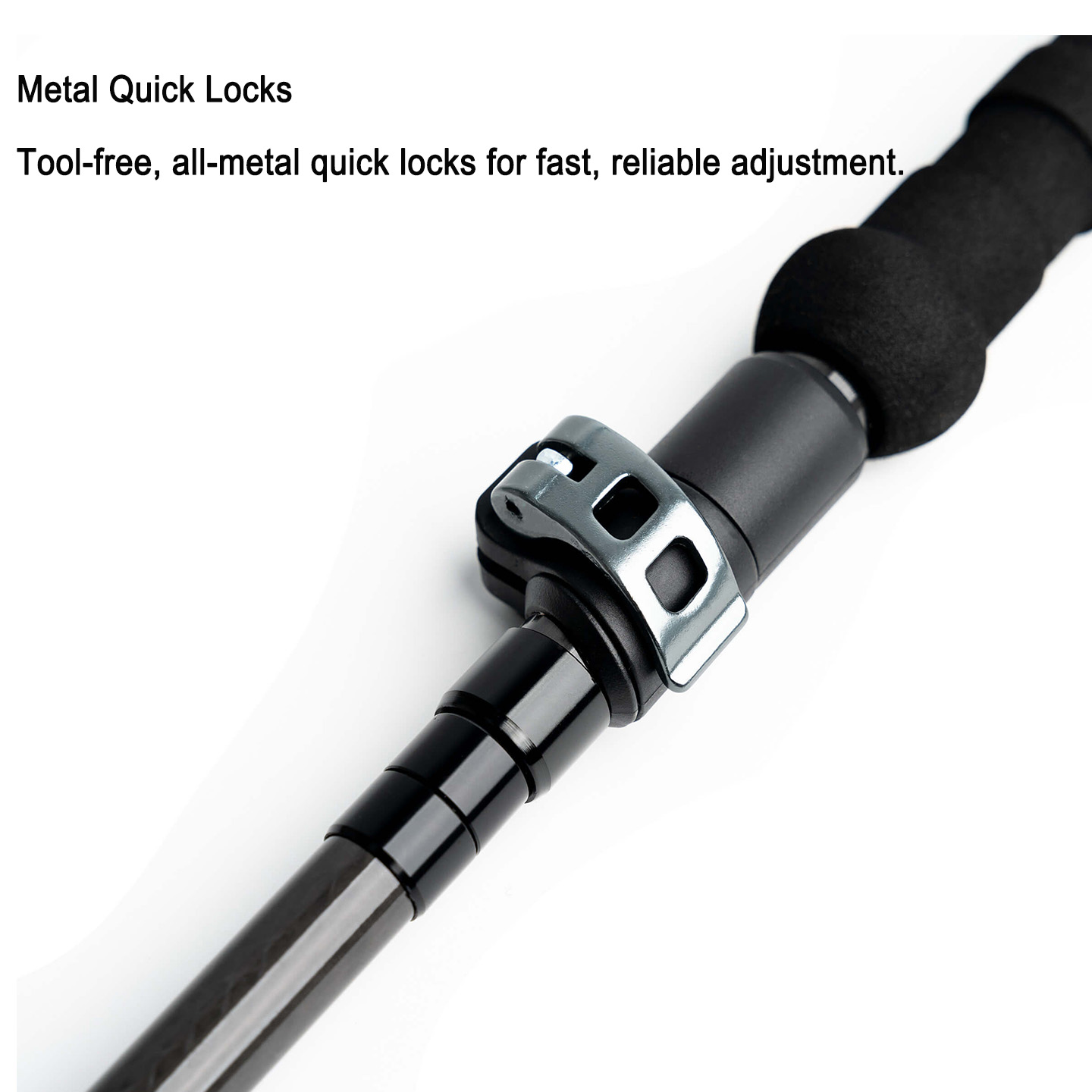 زوج من عصي المشي من ألياف الكر - مراجعة Carbon Fiber Trekking Poles Ultralight Pair وسعره