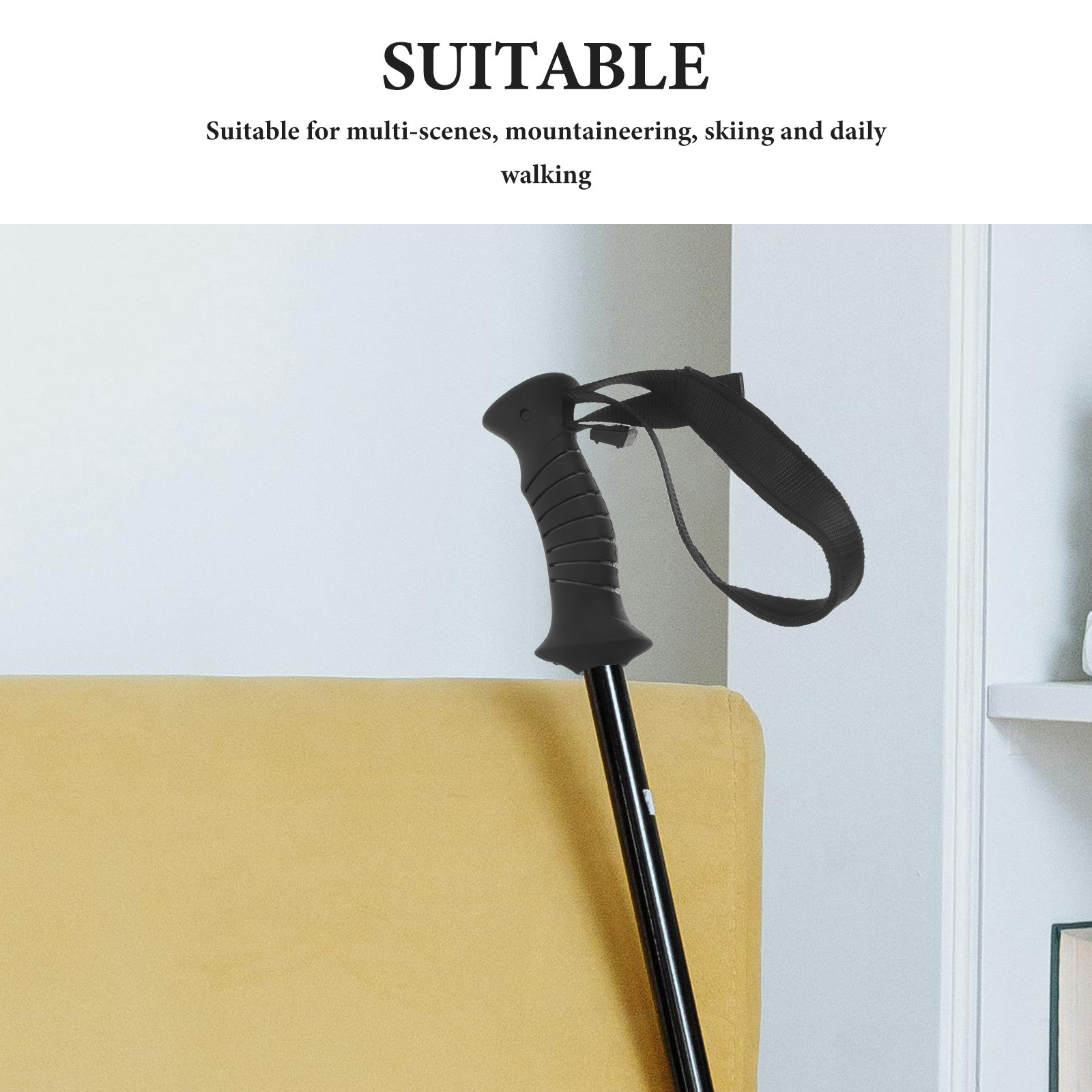 مقبض بديل لعصا المشي، لون رماد - مراجعة Wrist Straps Replacement Trekking Pole وسعره
