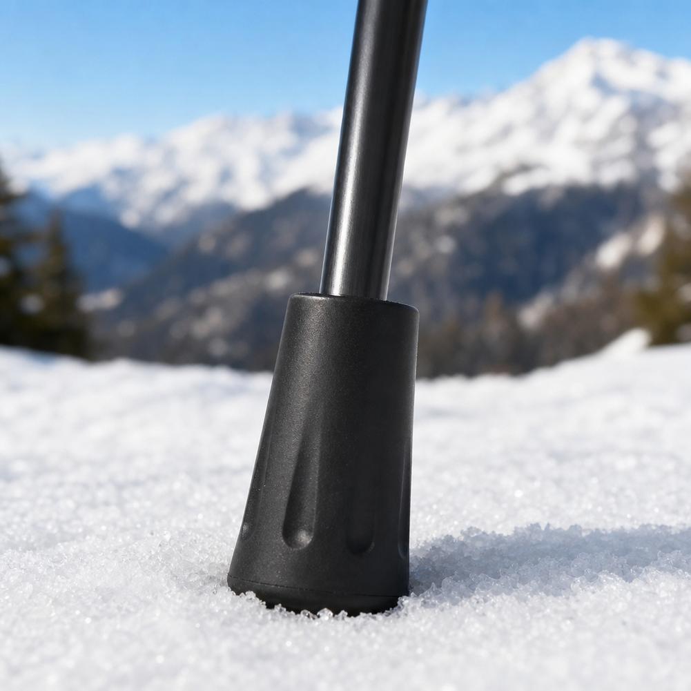 5/10 قطع من أغطية المطاط المان - مراجعة Trekking Pole Rubber Tips Feet Replacement وسعره