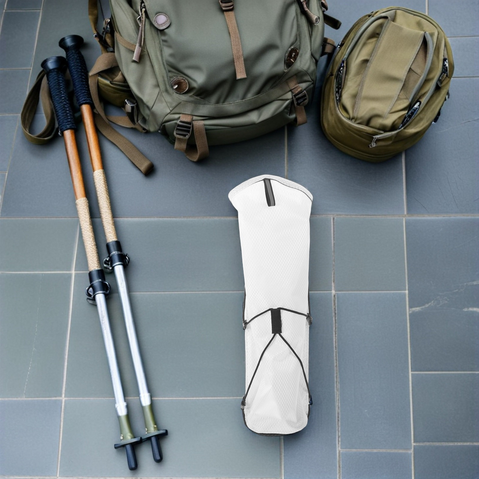 حقيبة حمل خفيفة الوزن ومقاومة  - مراجعة Trekking Pole Carry Bag Storage وسعره