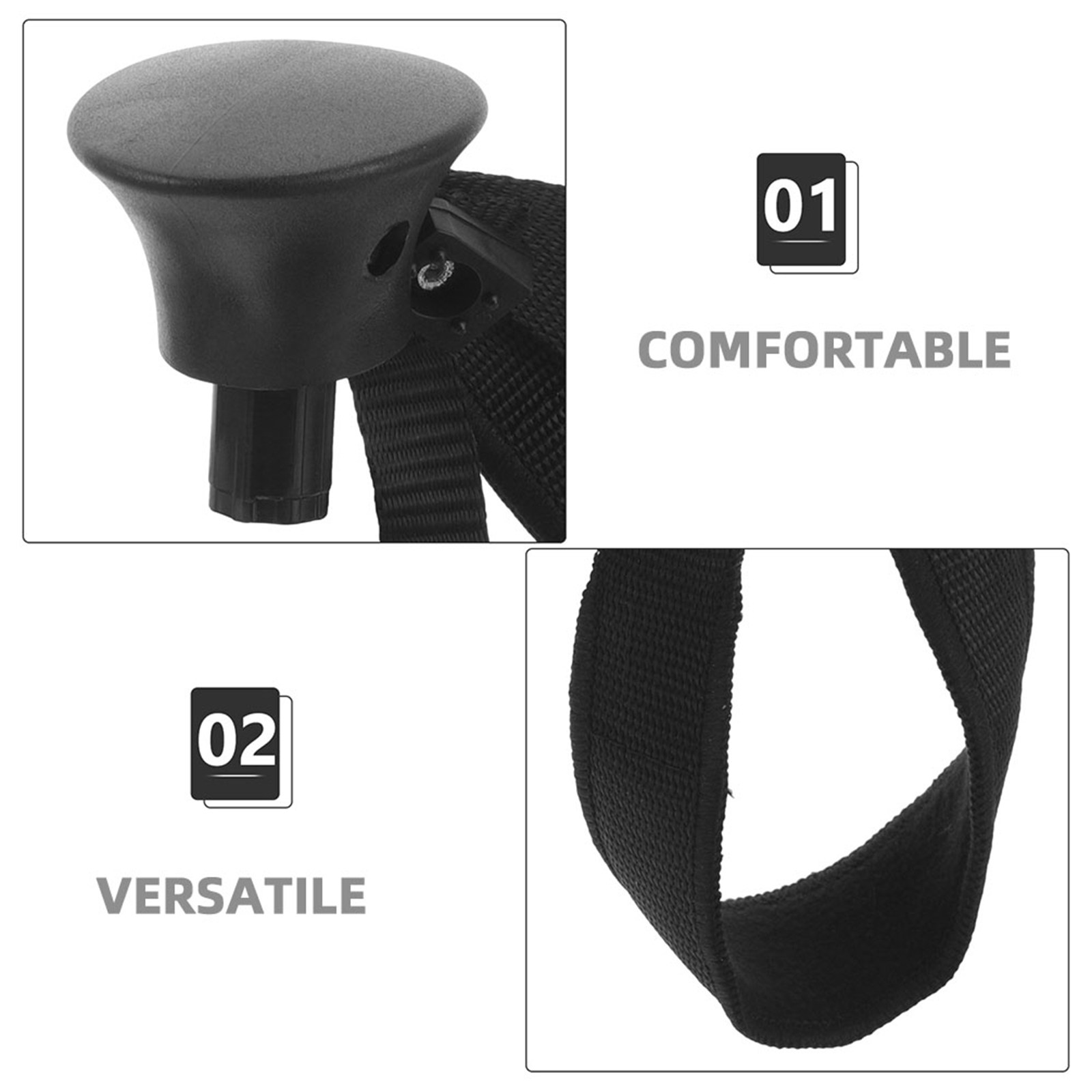 قطعتان من أحزمة المعصم البديلة - مراجعة Wrist Straps Replacement Trekking Pole وسعره