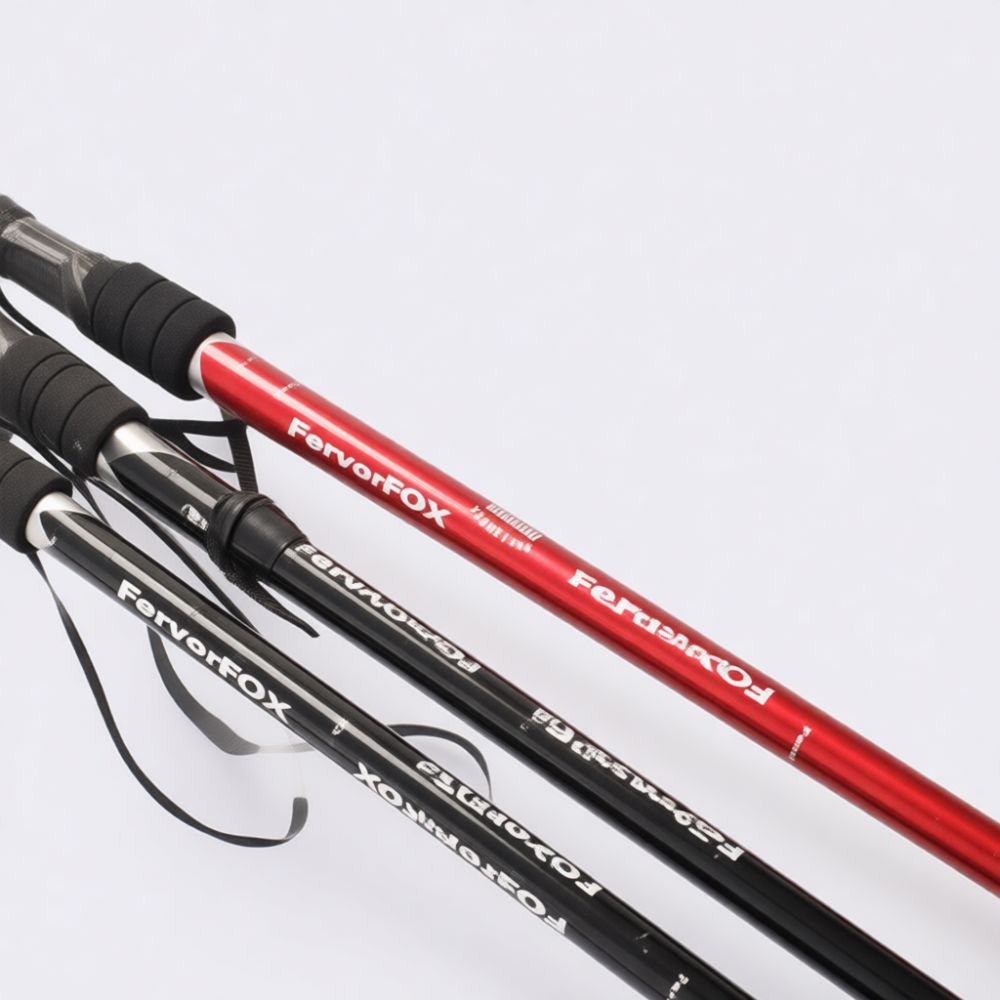 عصا المشي الأساسية المصنوعة من - مراجعة Folding Walking Sticks Hiking Adjustable وسعره