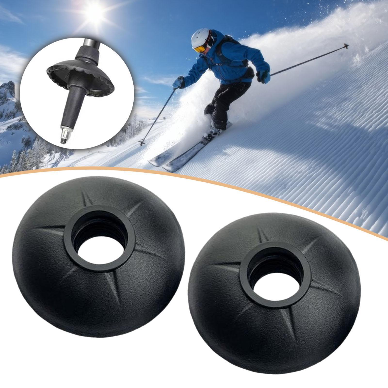 سلةان للحماية من الطين لعصا ال - مراجعة Snow Baskets Mud Baskets Trekking Pole وسعره