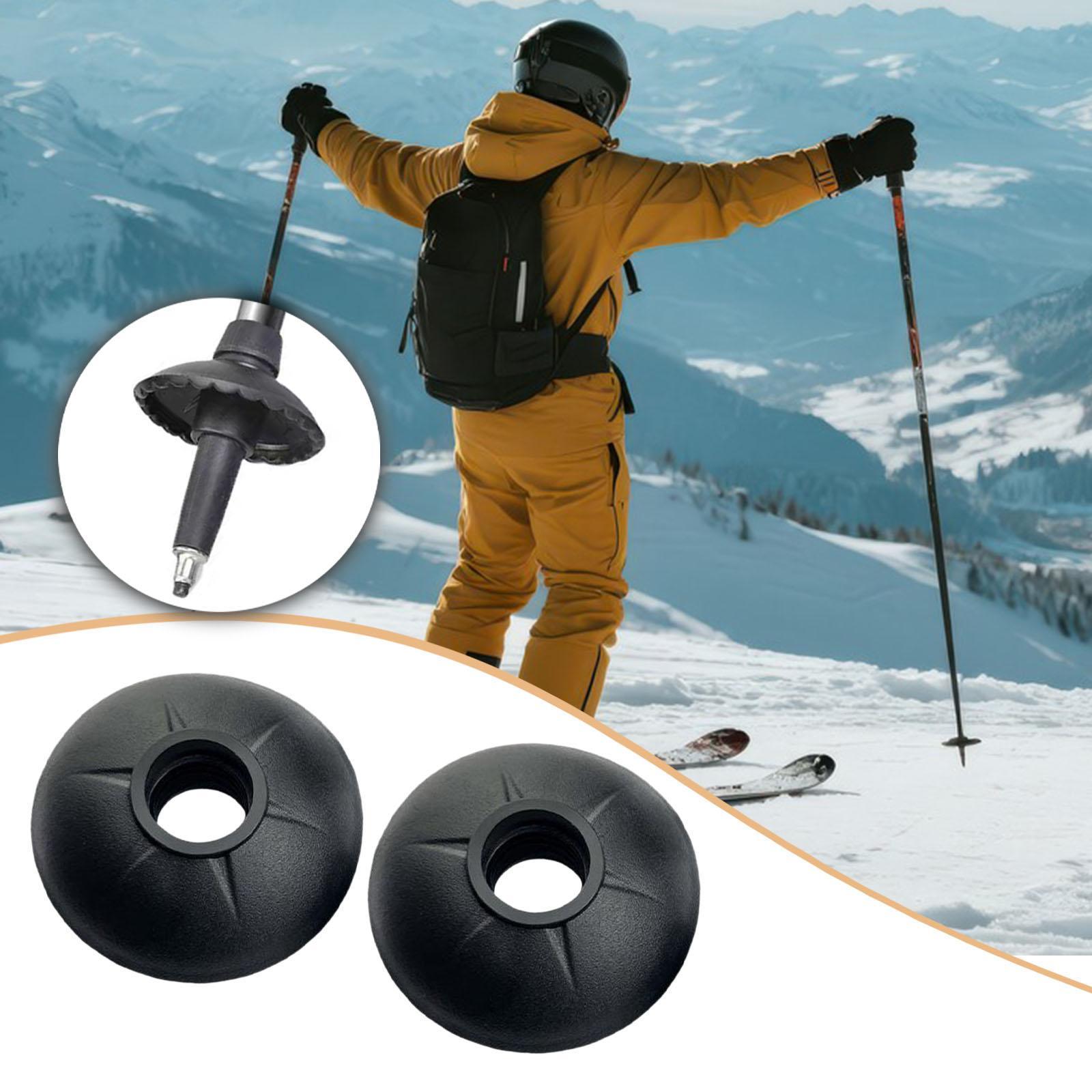 سلةان للحماية من الطين لعصا ال - مراجعة Snow Baskets Mud Baskets Trekking Pole وسعره