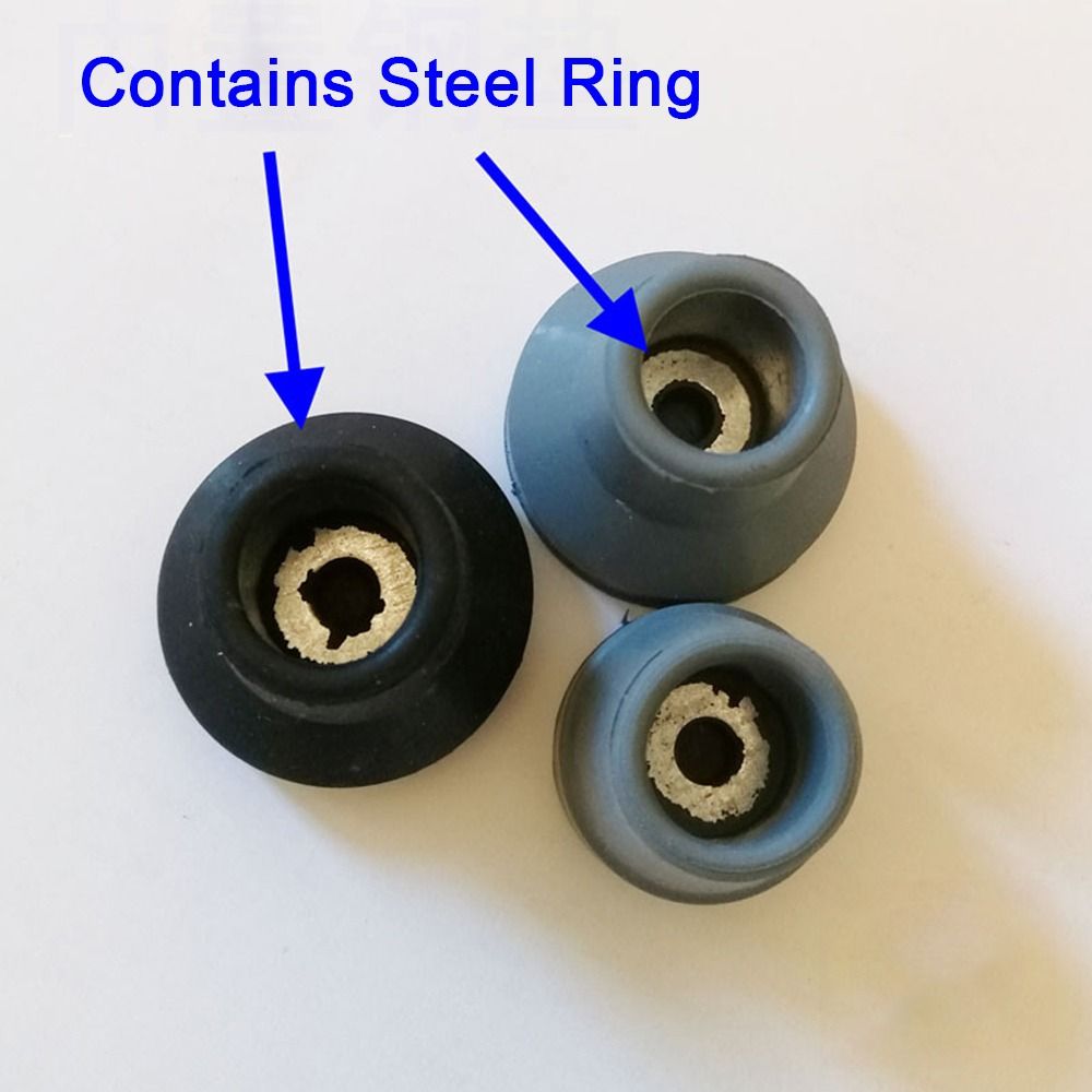 قطعتان من ملحقات عصا المشي، أط - مراجعة Trekking Pole Rubber Tips Feet Replacement وسعره