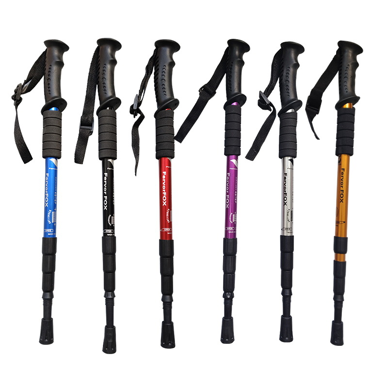 عصي المشي للرحلات قابلة للتعدي - مراجعة Folding Walking Sticks Hiking Adjustable وسعره