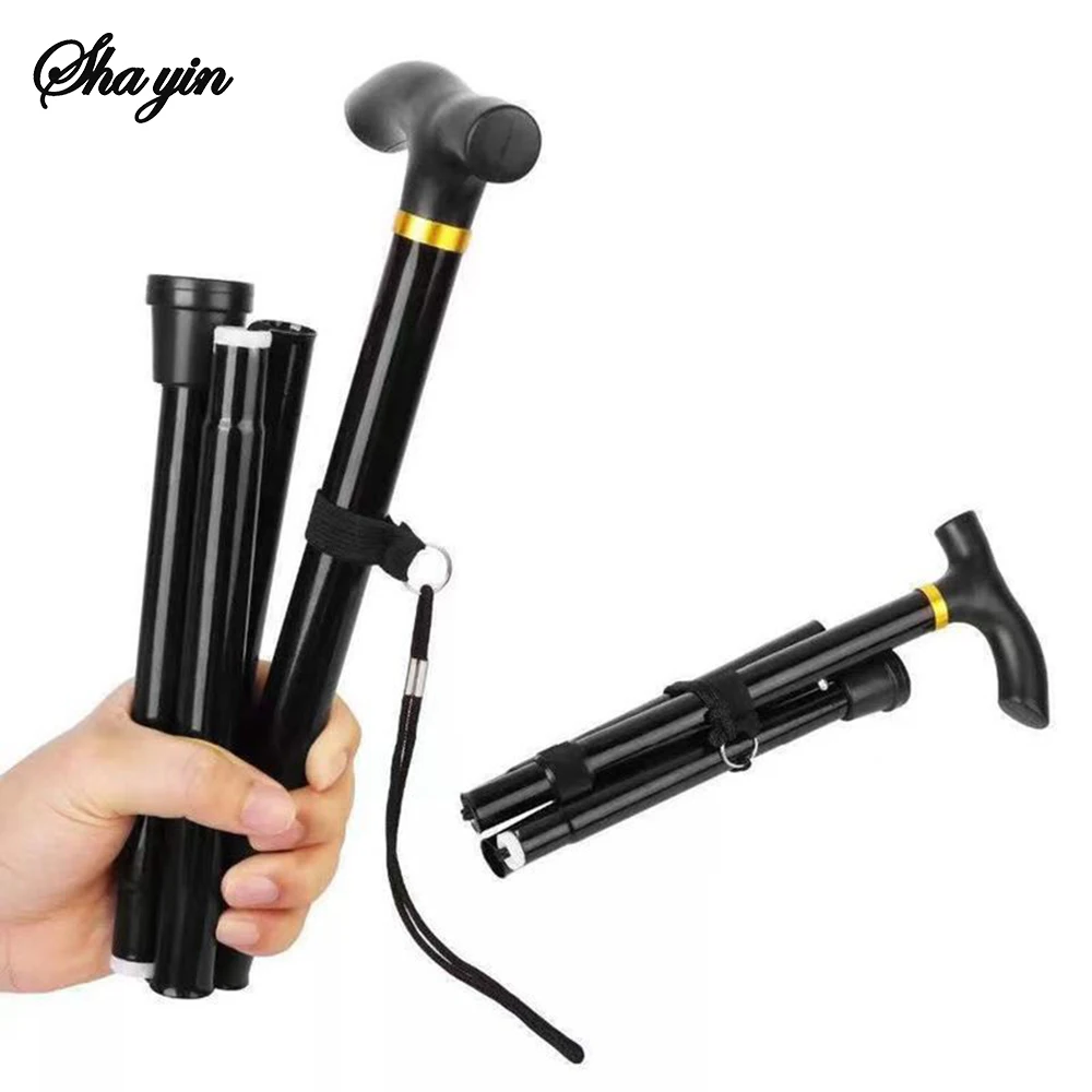 عصا مشي قابلة للتعديل والطي، م - مراجعة Folding Walking Sticks Hiking Adjustable وسعره