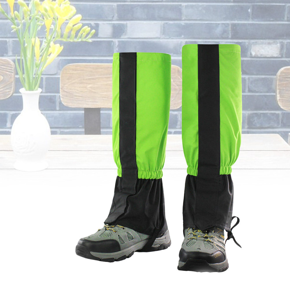 زوج واحد من واقيات الأحذية الم - مراجعة Gaiters Waterproof Breathable Hiking وسعره