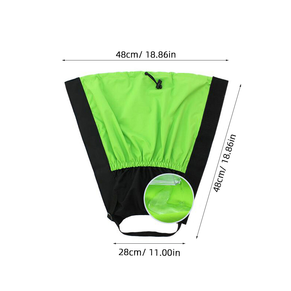 زوج واحد من واقيات الأحذية الم - مراجعة Gaiters Waterproof Breathable Hiking وسعره