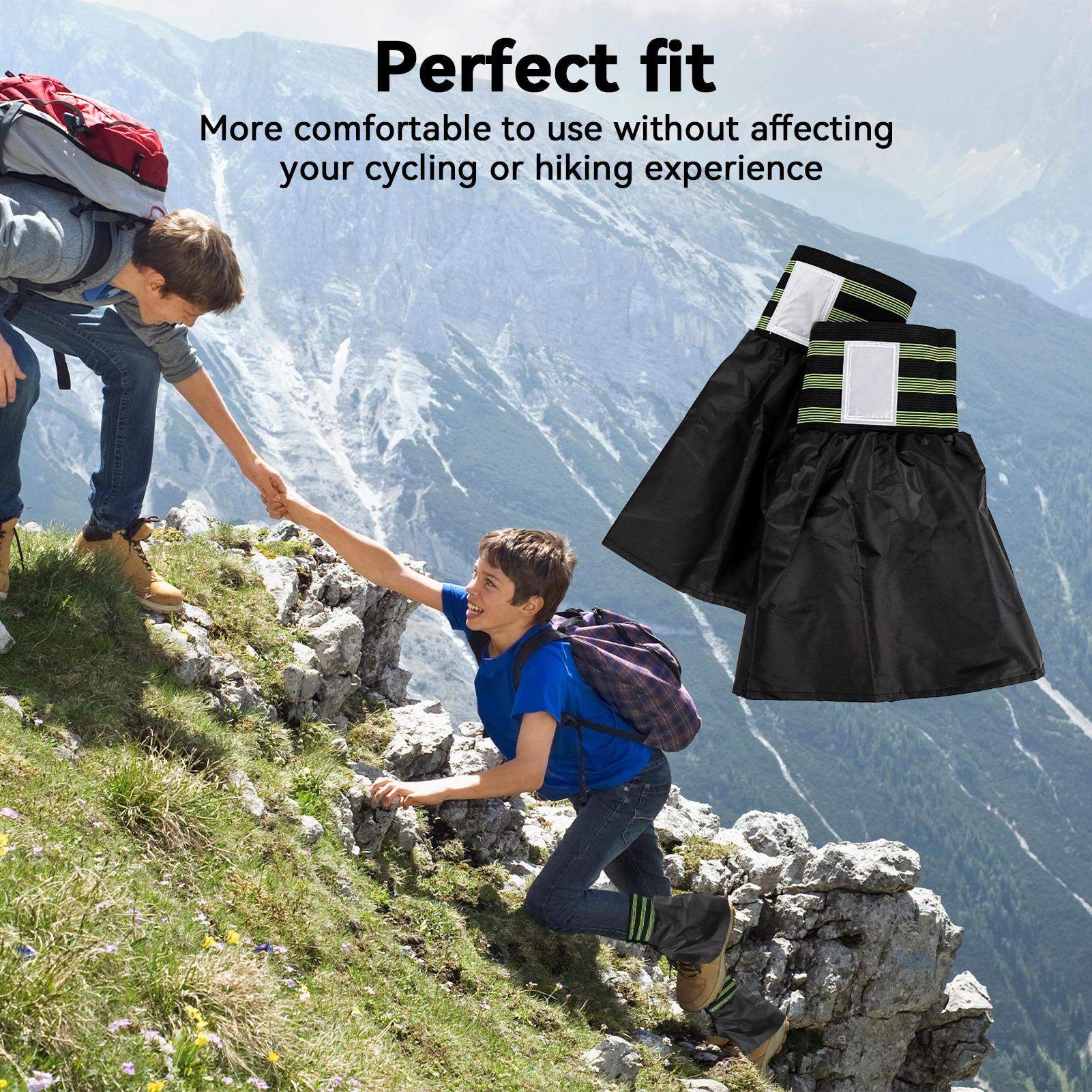 واقيات الأحذية للمشي لمسافات ط - مراجعة Gaiters Waterproof Breathable Hiking وسعره