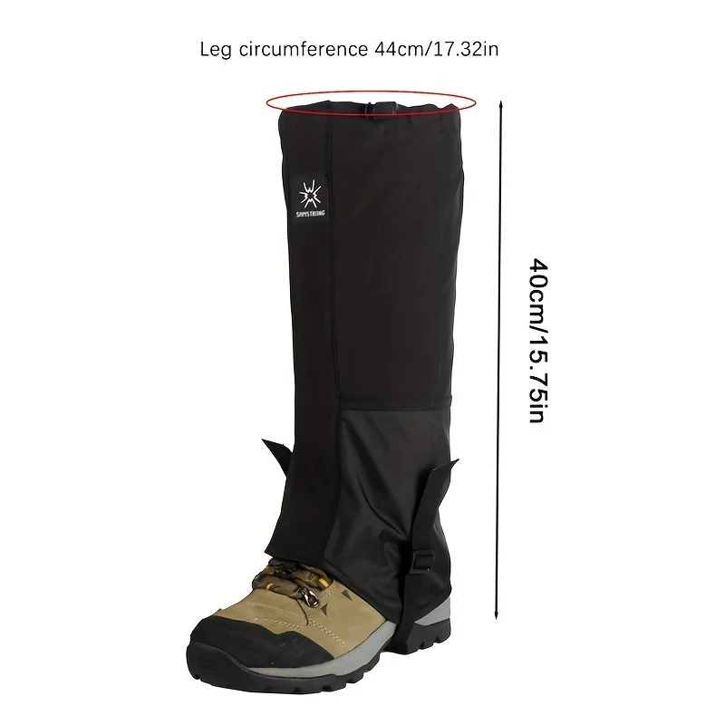 قطعتان من الجراميق الساق المقا - مراجعة Gaiters Waterproof Breathable Hiking وسعره