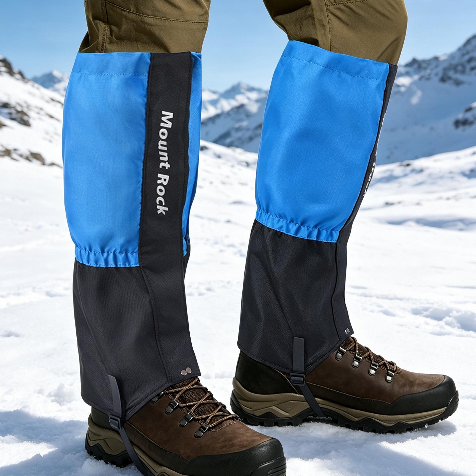 زوج واحد من واقيات الساق المقا - مراجعة Gaiters Waterproof Breathable Hiking وسعره