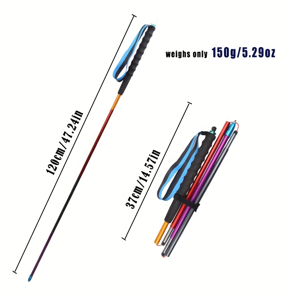 عصي مشي قابلة للطي خفيفة الوزن - مراجعة Quick Lock Trekking Poles Aluminum 7075 وسعره