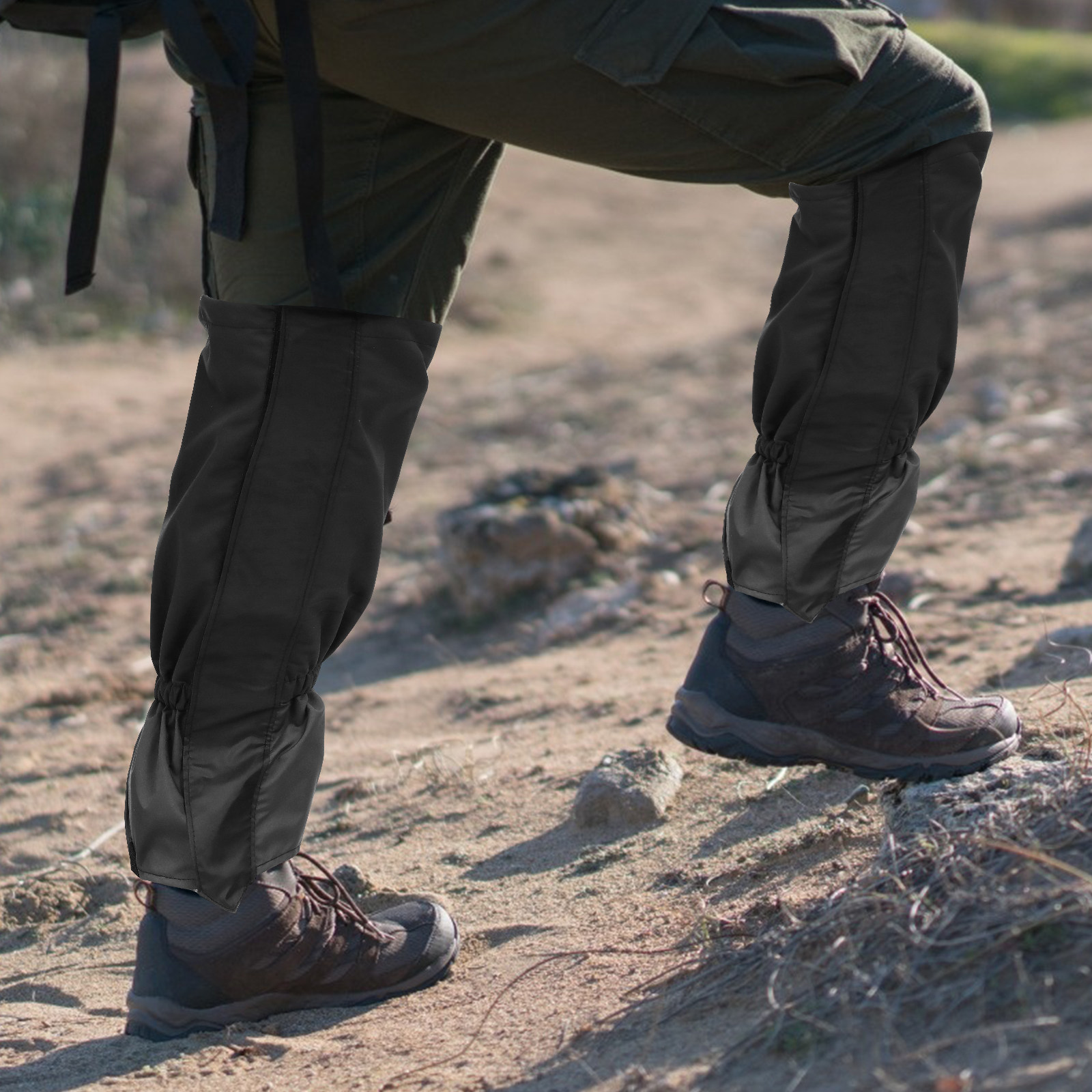 زوج واحد من واقيات الساق القاب - مراجعة Gaiters Waterproof Breathable Hiking وسعره