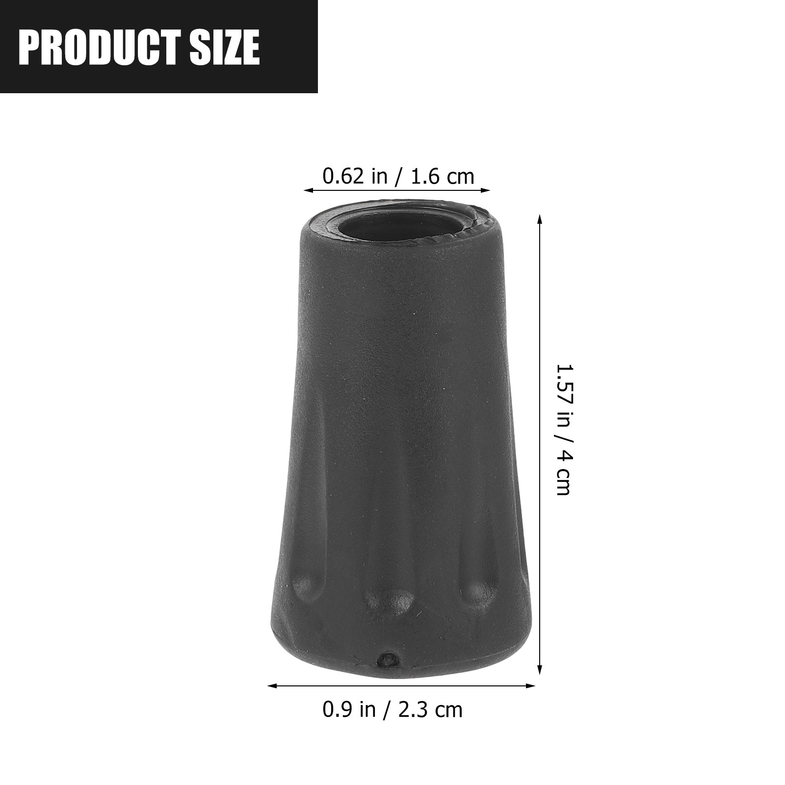 24 قطعة من أغطية أطراف عصي الم - مراجعة Trekking Pole Rubber Tips Feet Replacement وسعره