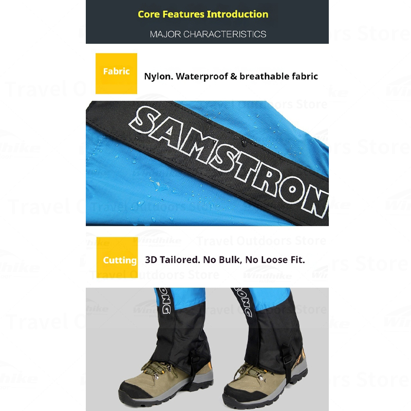 سامسترونج واقي ساق مقاوم للماء - مراجعة Gaiters Waterproof Breathable Hiking وسعره